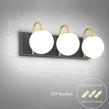 Mid Century Modern Bathroom Light Fixtures for Style