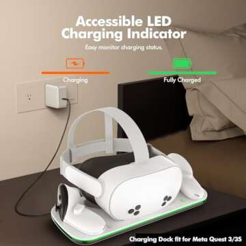 DOBE FOMIS Electronics Charging Dock for Meta Quest 3/3S