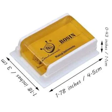 Rosin Natural for Violin Cello Viola Rosin Light Low Dust for Bows String Music Instrument Accessory...