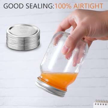 Ultimate Canning Lids for Ball & Kerr Jars - 150 Pack