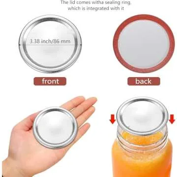 Ultimate Canning Lids for Ball & Kerr Jars - 150 Pack