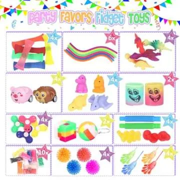 KUBUSFLY Fidget Toys 68 Pack Fun for Kids Classroom