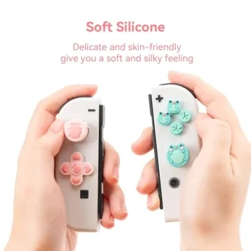 GeekShare Silicone Button Caps - Cute Grip for Joy-Con