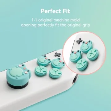GeekShare Silicone Button Caps - Cute Grip for Joy-Con