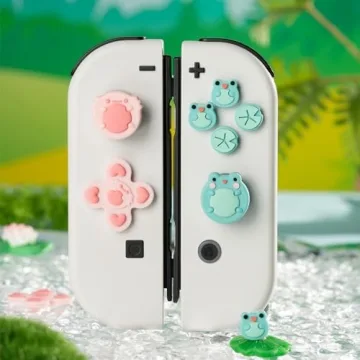 GeekShare Silicone Button Caps - Cute Grip for Joy-Con