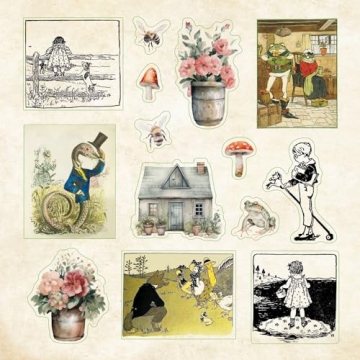 Cottagecore Sticker Book with 650 Quality Stickers