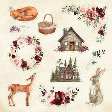 Cottagecore Sticker Book with 650 Quality Stickers