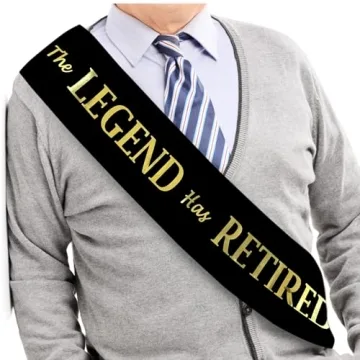 JPACO The Legend Has Retired Sash - Celebrate Your Retirement