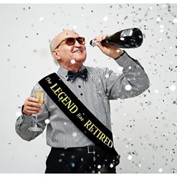 Retirement Sash - JPACO The Legend Has Retired