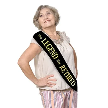 Retirement Sash - JPACO The Legend Has Retired