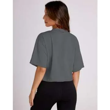 Women's Oversized Crop Tops for Summer 2024