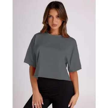 Women's Oversized Crop Tops for Summer 2024