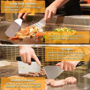 Terlulu 29 PCS Griddle Accessories Kit for BBQ Grilling