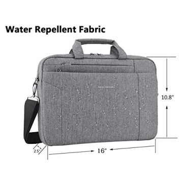 KROSER Waterproof Laptop Bag 15.6 Inch Stylish Briefcase