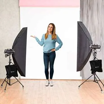 Anavim Heavy Duty Water Weight Bag Saddle Design 4 Pack Photo Video Studio Stand, Backyard, Outdoor Patio, Sports (Black)