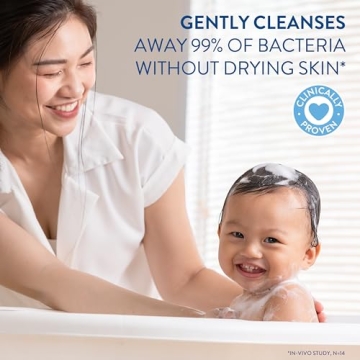 Cetaphil Baby Wash & Shampoo Pack of 2, Gentle & Moisturizing
