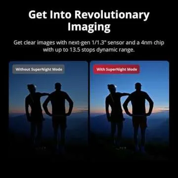 DJI Osmo Action 5 Pro Skiing Combo, Action Camera 4K Ideal for Skiers with 4hrs Extended Battery Life, -4° F(-20° C) Cold-Resistant, Stabilization, 32x Slow-Motion, with 1.5m Extension Rod Kit