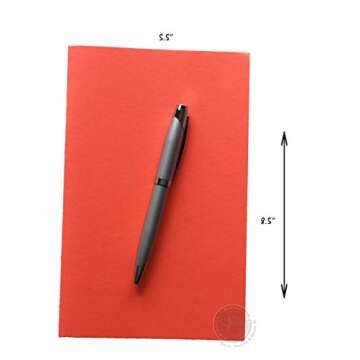 Sketch Book, Journaling Notebooks & Drawing Books for Kids | Bulk Notebooks, Small Sketchbook, Blank Books with Covers | 32pg of Unruled Premium Paper to Create Your Own Story Journal (10 Books)