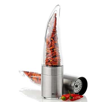 Adhoc Pepe Stainless Steel and Acrylic Chili Cutter for Spice Lovers