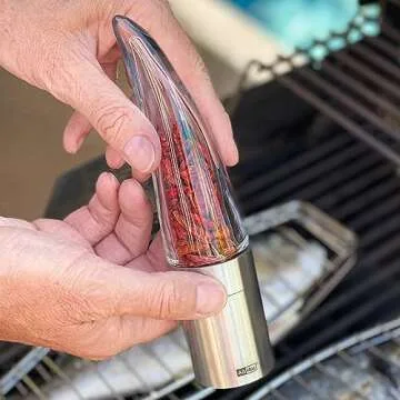 Adhoc Pepe Chili Cutter: Stainless Steel & Acrylic Design