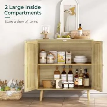 Stylish Huuger Buffet Cabinet with Storage for Home