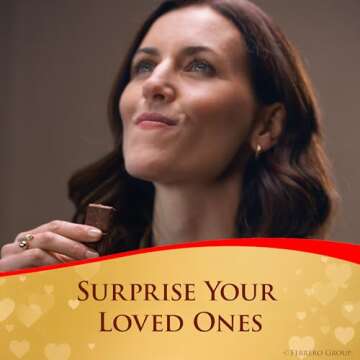 Ferrero Rocher Premium Chocolate Bars, 8 Pack, Milk Chocolate Hazelnut & Almond, Luxury Chocolate, I...