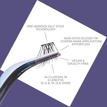 KISS imPRESS Falsies: Long Lasting Self Adhesive Eyelashes