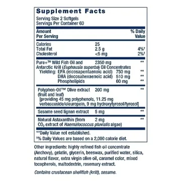 Life Extension Super Omega-3 Fish Oil with Krill and Antioxidants