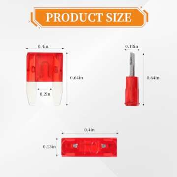 Liamner 120 Pieces Mini Fuse Kit, Car Fuse Assortment Kit, Kit-Mini Fuses, Mini Blade Fuses Automotive for Car, RV, Truck, Marine, Motorcycle, Auto Accessories(2A/3A/5A/7.5A/10A/15A/20A/25A/30A/35A)