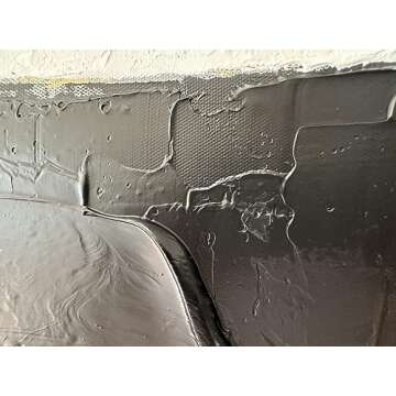 zoinart Hand Painted Black and White Canvas Wall Art 36x36 Inches Abstract Wall Paintings Modern Contemporary Minimalism Textured Artwork Home Decorations for Living Room Bedroom