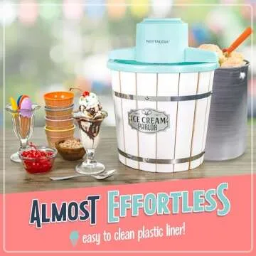 Nostalgia Electric Ice Cream Maker Easily Makes Homemade Treats