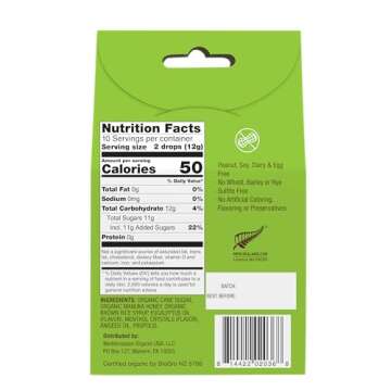 Wedderspoon Organic Manuka Honey Drops, Eucalyptus & Bee Propolis, 20 Count (4oz) (Pack of 1)| Genui...