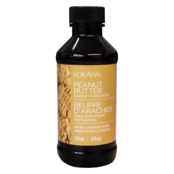 LorAnn Oils Peanut Butter Bakery Emulsion: Rich Flavor, Gluten-Free, Keto-Friendly, Perfect for Bake...