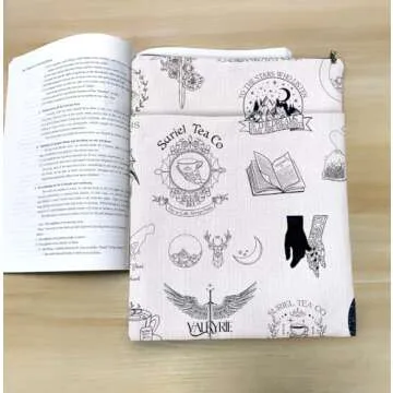 jepuyaya Suriel Tea Co Book Sleeve for Book Lovers
