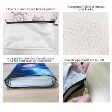 jepuyaya Suriel Tea Co Book Sleeve for Book Lovers