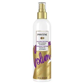 Pantene Pro-V Volume Lasting Hold, Body & Softness Texturizing Non-Aerosol Hairspray, White, 8.5 Fl Oz