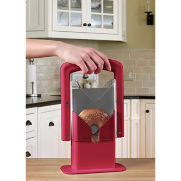 Hoan Bagel Guillotine Slicer Safe Easy Cutting Tool