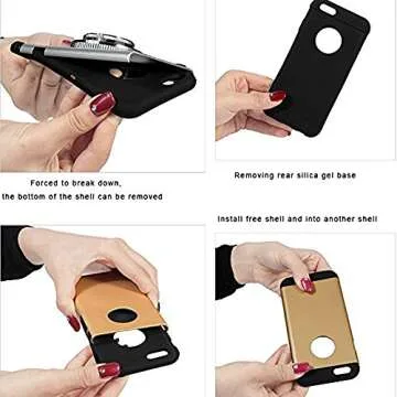 Black Lemon Vintage Camera Case for iPhone 6Plus/6sPlus