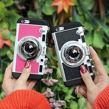 Black Lemon Vintage Camera Case for iPhone 6Plus/6sPlus