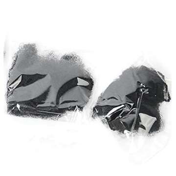 20" 10 Pack Hair Nets Invisible Elastic Edge Mesh 50cm Reusable Hair Nets (coffee 10pcs)