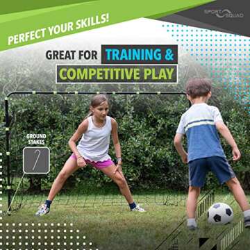 Sport Squad Portable Soccer Goal Net Set 6' x 4'