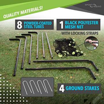 Sport Squad Portable Soccer Goal Net Set 6' x 4'