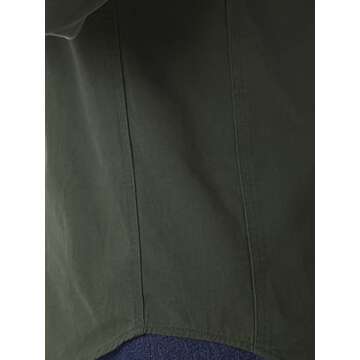 Wrangler Riggs Workwear mens Logger Twill Long Sleeve Workshirt work utility button down shirts, Forest Green, X-Large US