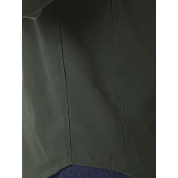 Wrangler Riggs Workwear mens Logger Twill Long Sleeve Workshirt work utility button down shirts, Forest Green, X-Large US