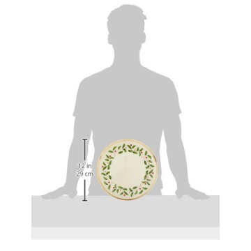 Lenox 835217 Holiday Dinner Plate Set, Buy 3 Get 6, Christmas Dinnerware