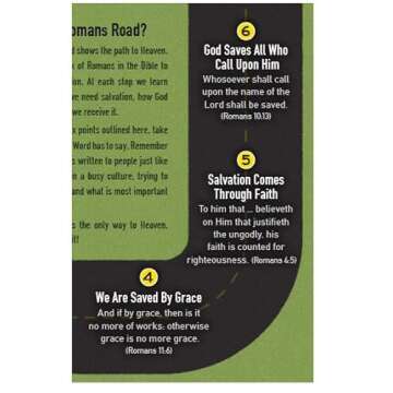 The Romans Road Gospel Tract Pack of 100 KJV