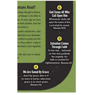 The Romans Road Gospel Tract Pack of 100 KJV