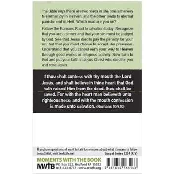 The Romans Road Gospel Tract Pack of 100 KJV