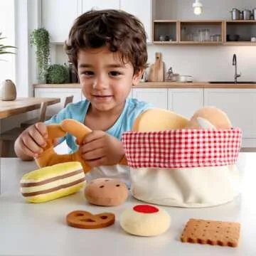 Hape Toddler Bread Basket | Soft Playset for Kids