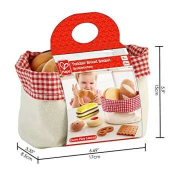 Hape Toddler Bread Basket | Soft Playset for Kids